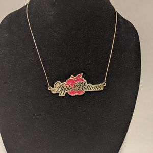 Apple bottoms necklace